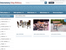 Tablet Screenshot of internetowy-sklep-meblowy.pl